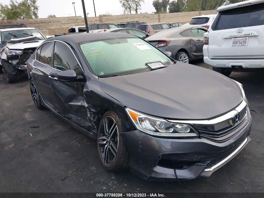 2017 HONDA ACCORD SEDAN SPORT - 1HGCR2F57HA139602