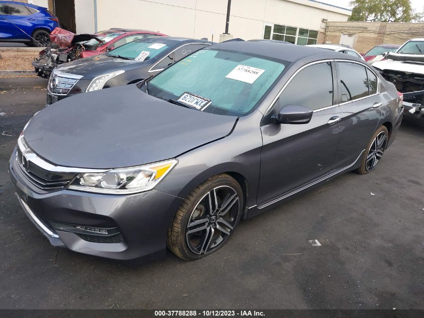 2017 HONDA ACCORD SEDAN SPORT - 1HGCR2F57HA139602