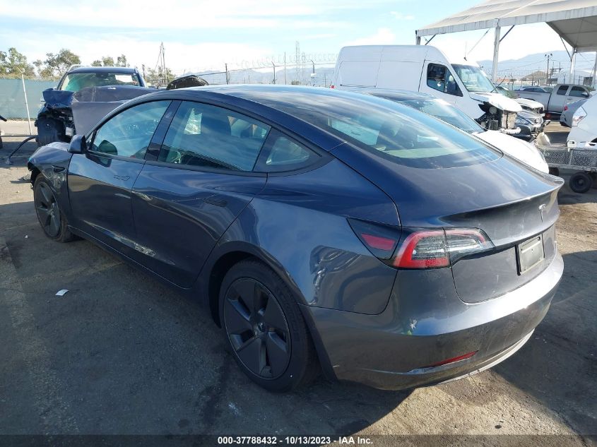 2022 TESLA MODEL 3 - 5YJ3E1EA3NF107249