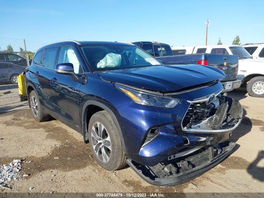 2022 TOYOTA HIGHLANDER HYBRID - 5TDHBRCH9NS552989