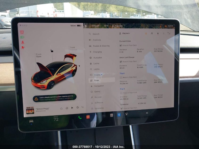 2018 TESLA MODEL 3 LONG RANGE - 5YJ3E1EB8JF070704
