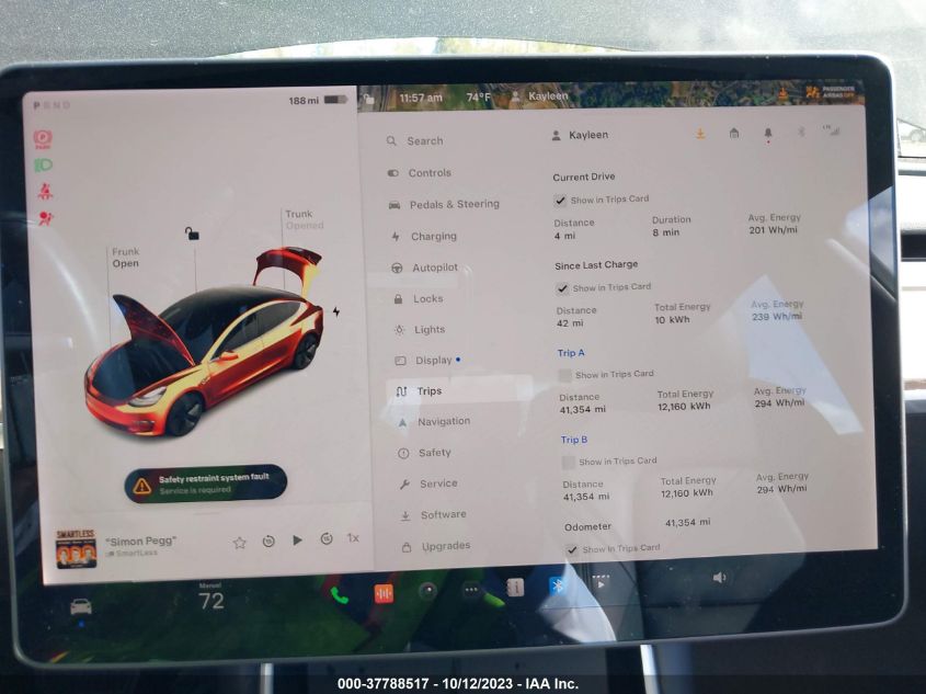 2018 TESLA MODEL 3 LONG RANGE - 5YJ3E1EB8JF070704