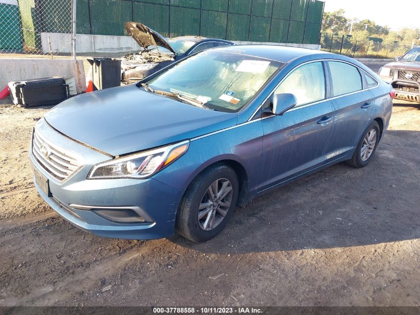 2016 HYUNDAI SONATA 2.4L SE - 5NPE24AF9GH430343