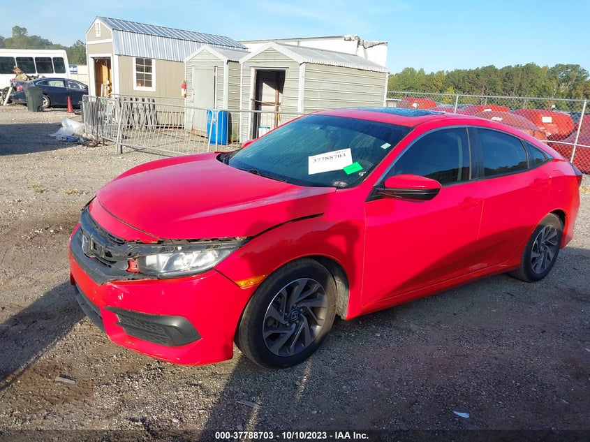 VIN 2HGFC2F71JH550291 2018 HONDA CIVIC SEDAN EX