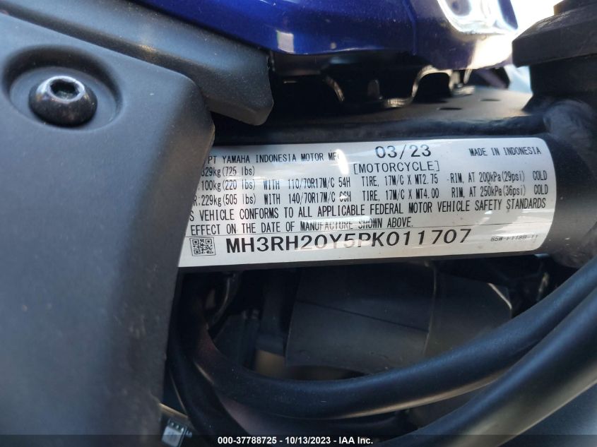 2023 YAMAHA MT-03 - MH3RH20Y5PK011707