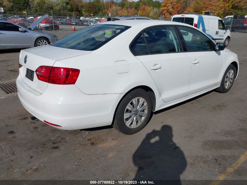 2013 VOLKSWAGEN JETTA SEDAN S W/SUNROOF - 3VW1K7AJ2DM241346