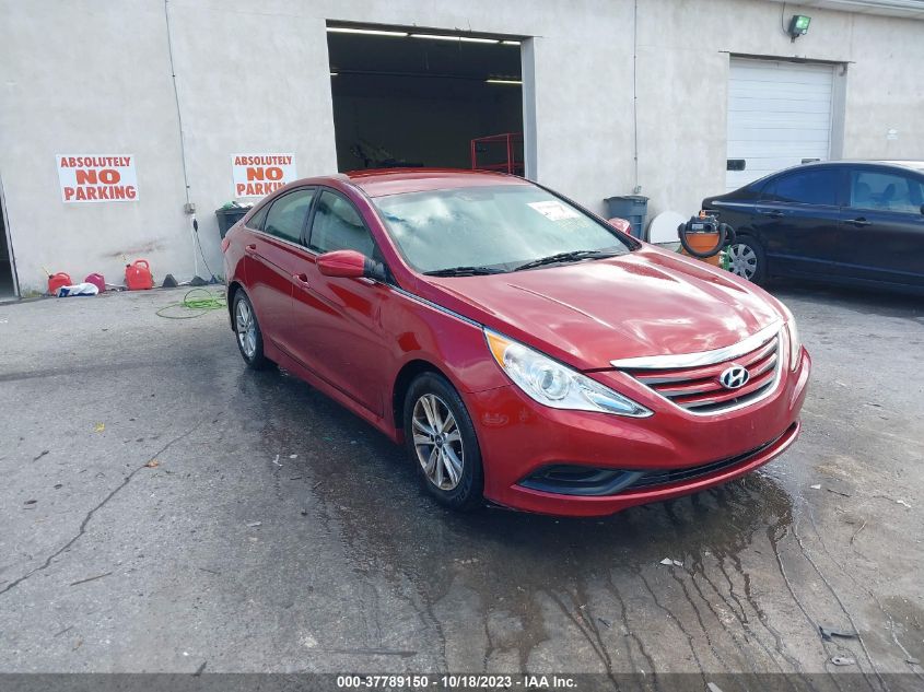 2014 HYUNDAI SONATA GLS - 5NPEB4AC2EH843661