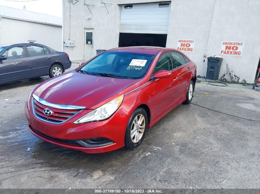 2014 HYUNDAI SONATA GLS - 5NPEB4AC2EH843661