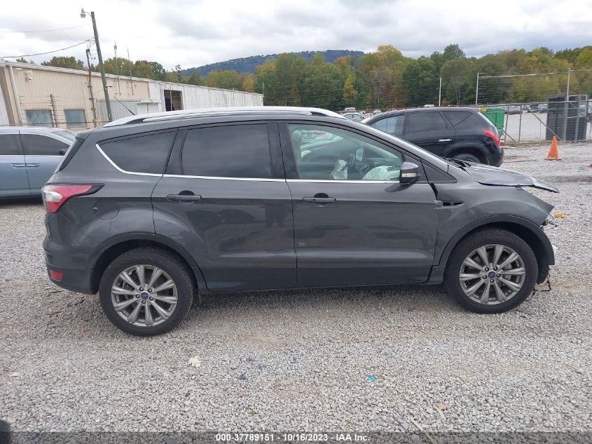 2017 FORD ESCAPE TITANIUM - 1FMCU0J91HUE20493