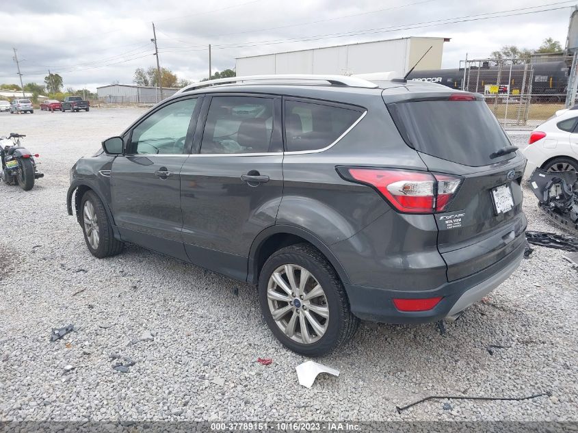 2017 FORD ESCAPE TITANIUM - 1FMCU0J91HUE20493