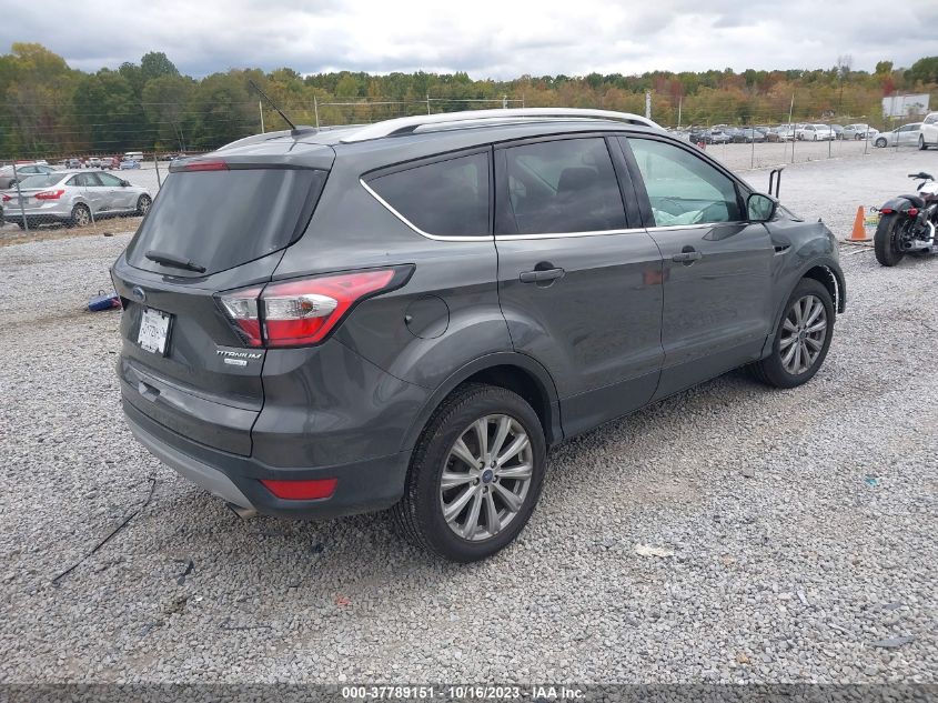 2017 FORD ESCAPE TITANIUM - 1FMCU0J91HUE20493