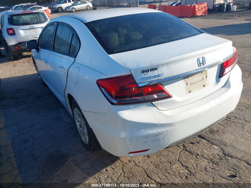 2013 HONDA CIVIC SDN LX 19XFB2F59DE007951