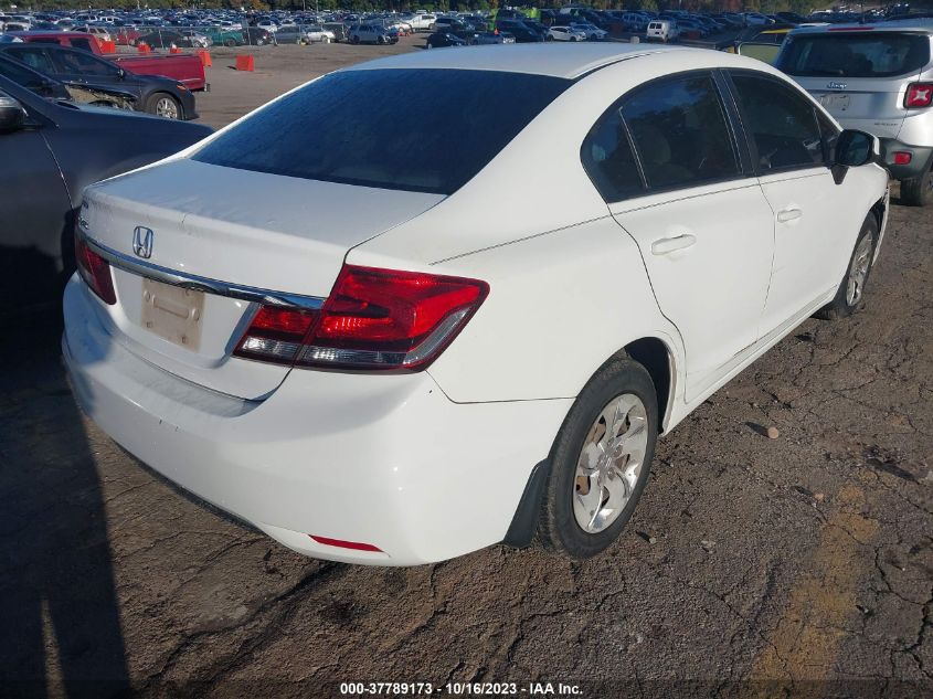 2013 HONDA CIVIC SDN LX 19XFB2F59DE007951