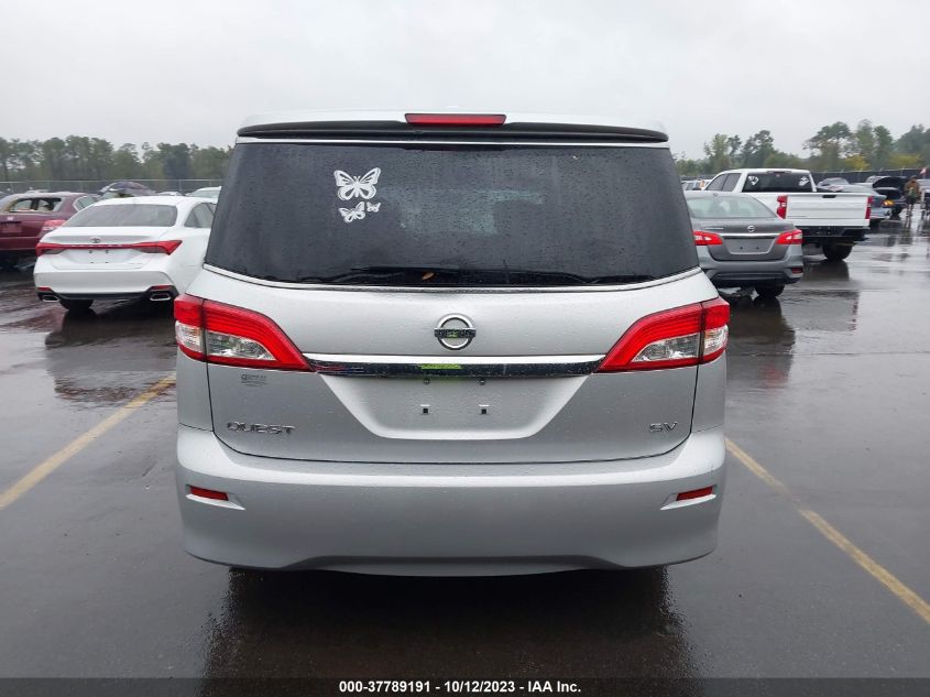 2014 NISSAN QUEST SV - JN8AE2KP6E9102597