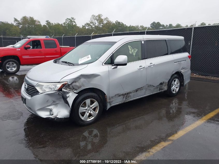 2014 NISSAN QUEST SV - JN8AE2KP6E9102597