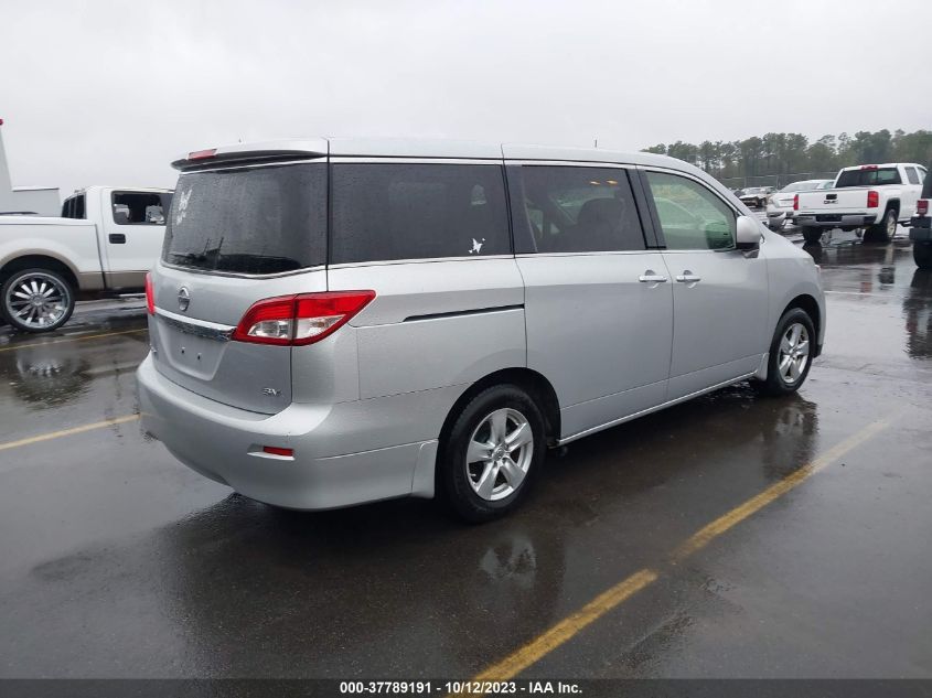 2014 NISSAN QUEST SV - JN8AE2KP6E9102597