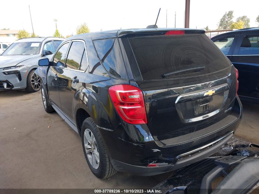 2016 CHEVROLET EQUINOX LS - 2GNALBEK2G1131907