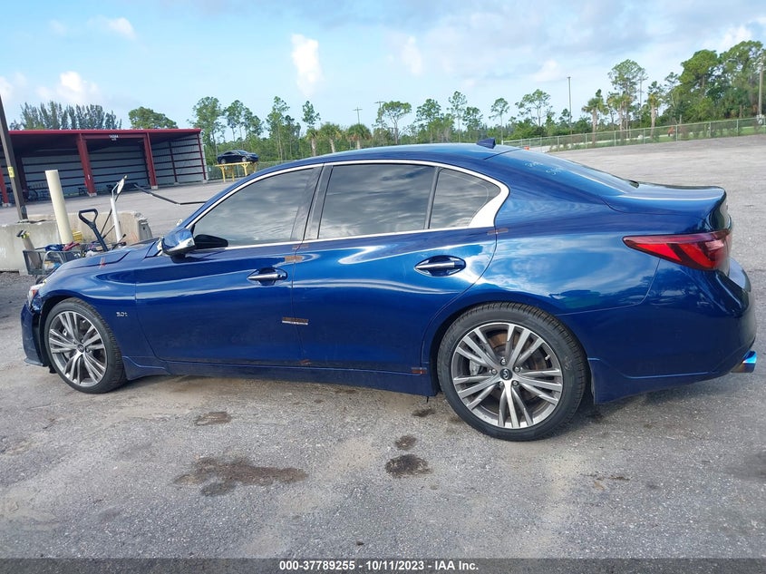 VIN JN1EV7AP9KM514049 2019 INFINITI Q50 3.0T SPORT