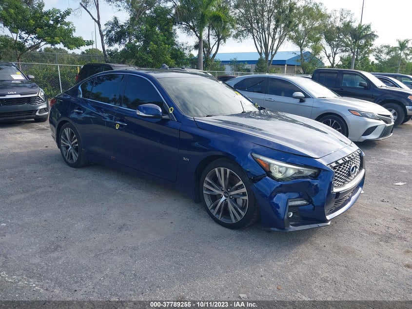 VIN JN1EV7AP9KM514049 2019 INFINITI Q50 3.0T SPORT