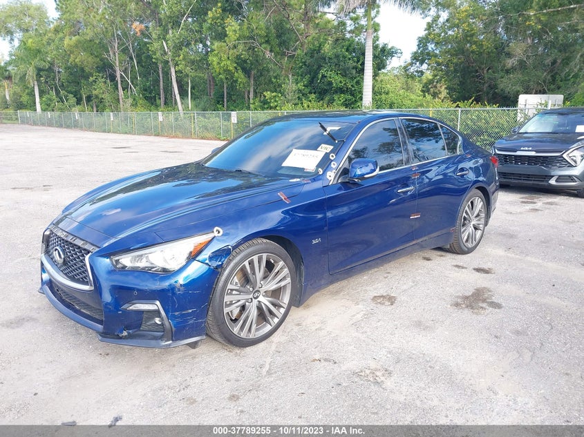VIN JN1EV7AP9KM514049 2019 INFINITI Q50 3.0T SPORT