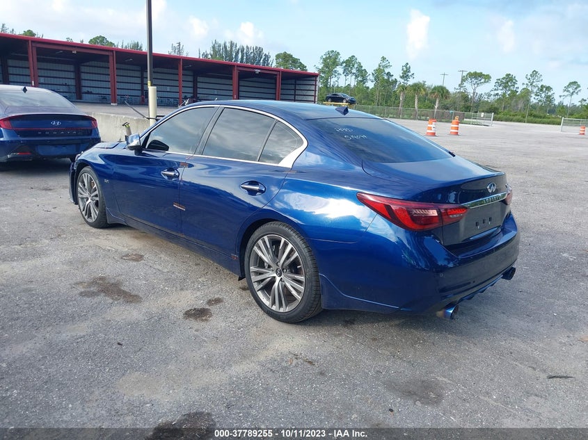 VIN JN1EV7AP9KM514049 2019 INFINITI Q50 3.0T SPORT