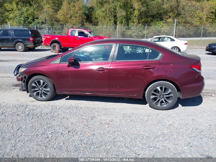 2013 HONDA CIVIC SDN EX-L - 19XFB2F91DE013066