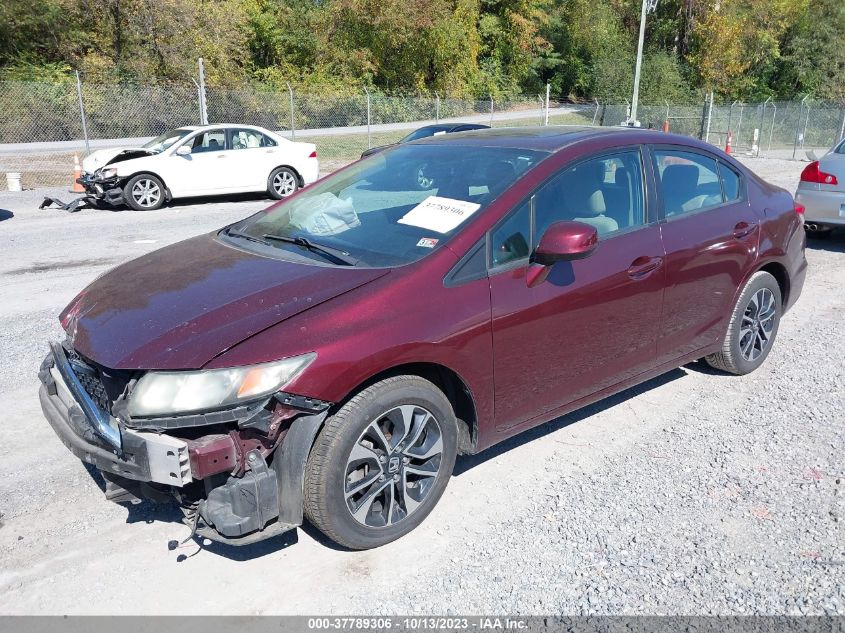 2013 HONDA CIVIC SDN EX-L - 19XFB2F91DE013066