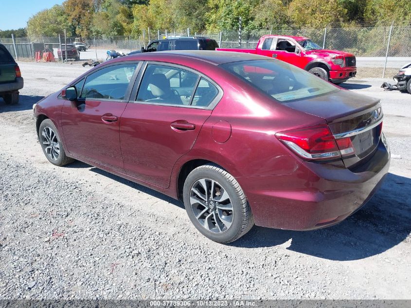 2013 HONDA CIVIC SDN EX-L - 19XFB2F91DE013066