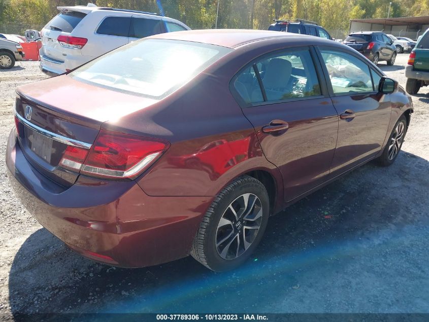 2013 HONDA CIVIC SDN EX-L - 19XFB2F91DE013066