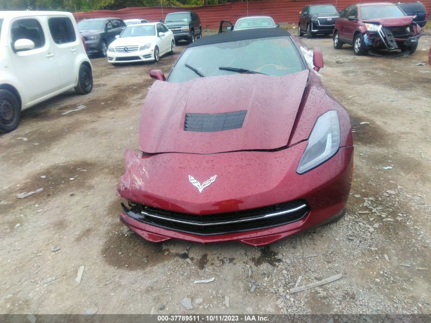 2019 CHEVROLET CORVETTE STINGRAY 2LT - 1G1YD3D73K5107252