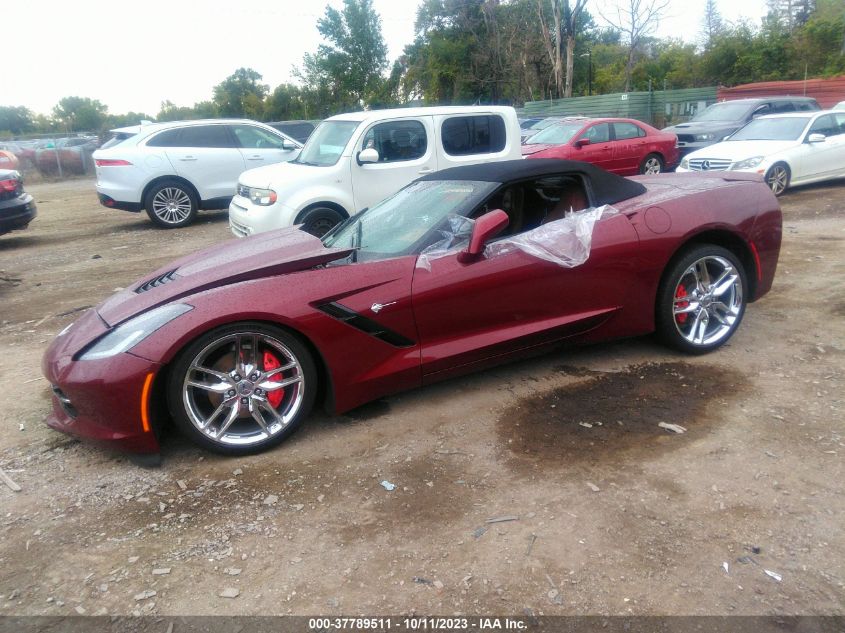 2019 CHEVROLET CORVETTE STINGRAY 2LT - 1G1YD3D73K5107252