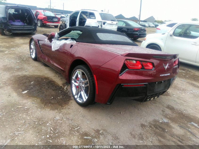 2019 CHEVROLET CORVETTE STINGRAY 2LT - 1G1YD3D73K5107252