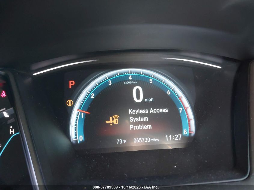 2018 HONDA CIVIC HATCHBACK EX-L NAVI - SHHFK7H78JU410741