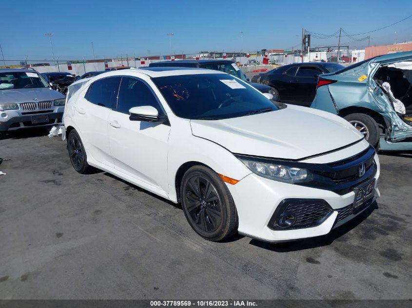 2018 HONDA CIVIC HATCHBACK EX-L NAVI - SHHFK7H78JU410741