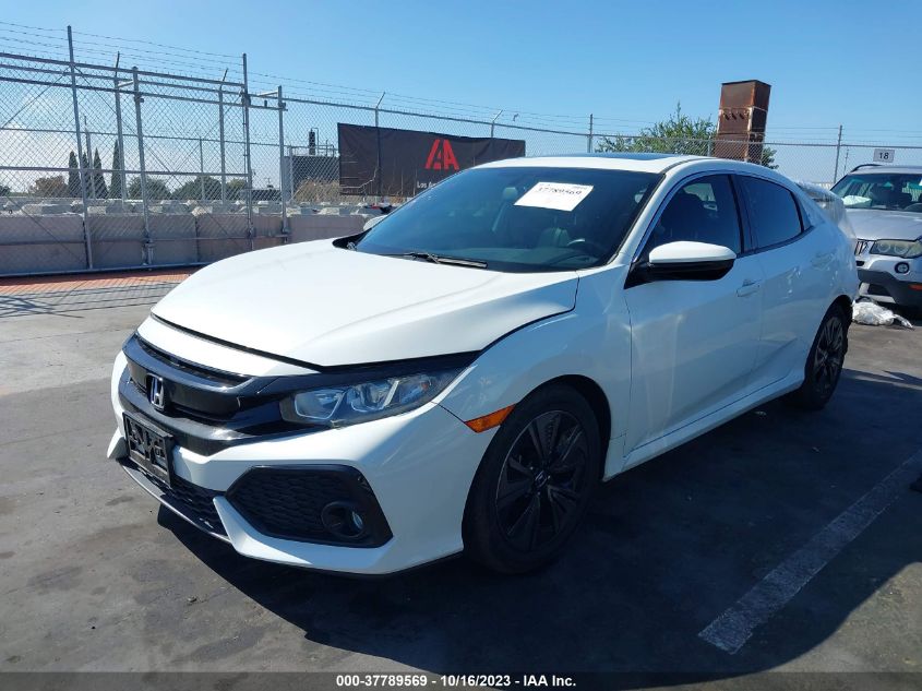 2018 HONDA CIVIC HATCHBACK EX-L NAVI - SHHFK7H78JU410741