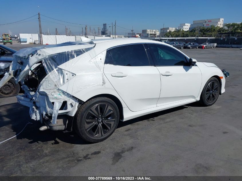 2018 HONDA CIVIC HATCHBACK EX-L NAVI - SHHFK7H78JU410741