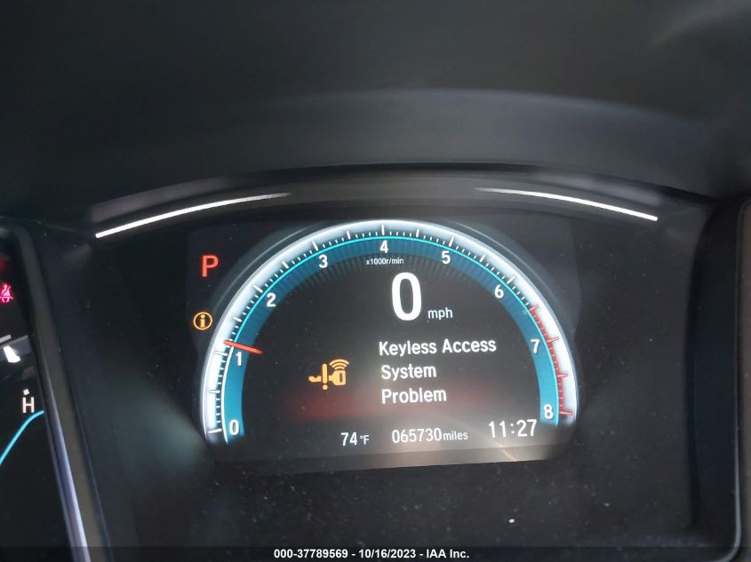 2018 HONDA CIVIC HATCHBACK EX-L NAVI - SHHFK7H78JU410741