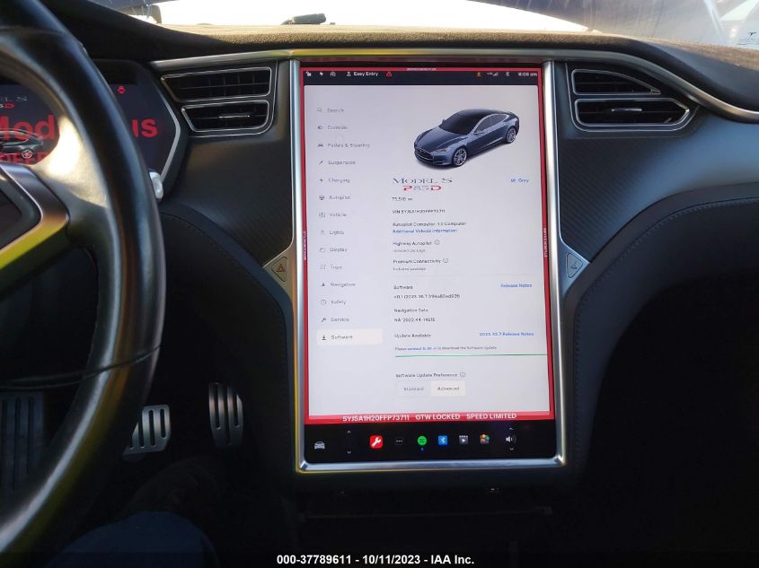 2015 TESLA MODEL S 85D/P85D/70D/90D/P90D - 5YJSA1H20FFP73711