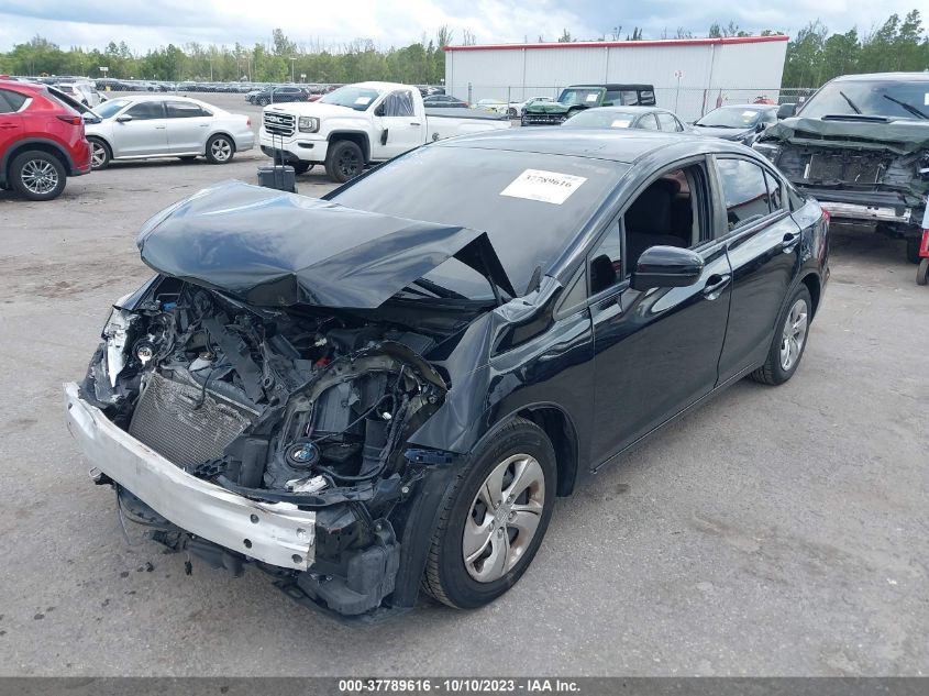 2015 HONDA CIVIC LX - 19XFB2F50FE110467