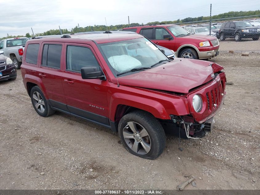 2016 JEEP PATRIOT HIGH ALTITUDE EDITION - 1C4NJPFA7GD777645