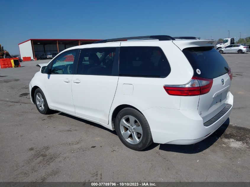 2017 TOYOTA SIENNA LE - 5TDKZ3DC0HS847694