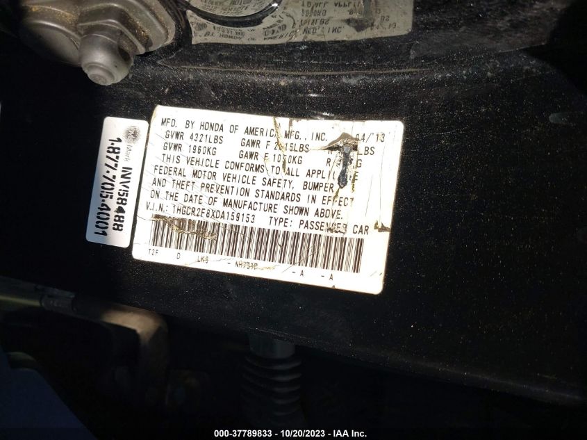 2013 HONDA ACCORD EX-L - 1HGCR2F8XDA159153