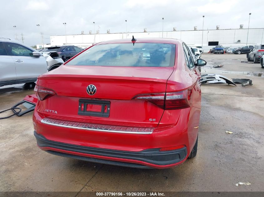 VIN 3VW7M7BU8PM050841 2023 VOLKSWAGEN JETTA SE