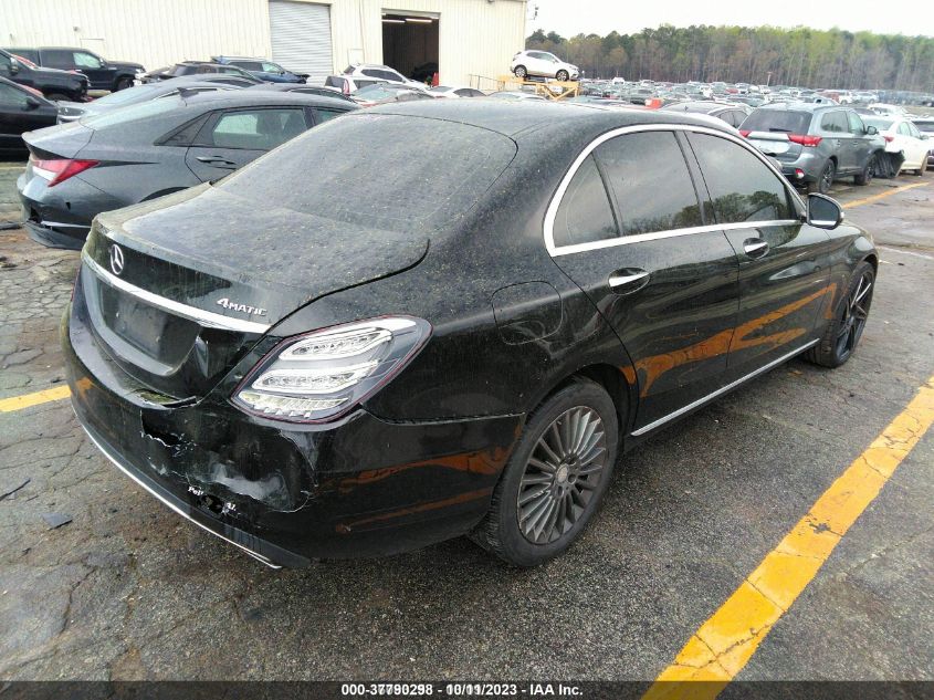 2015 MERCEDES-BENZ C 300 SPORT 4MATIC/LUXURY 4MATIC/4MATIC - 55SWF4KB0FU009028