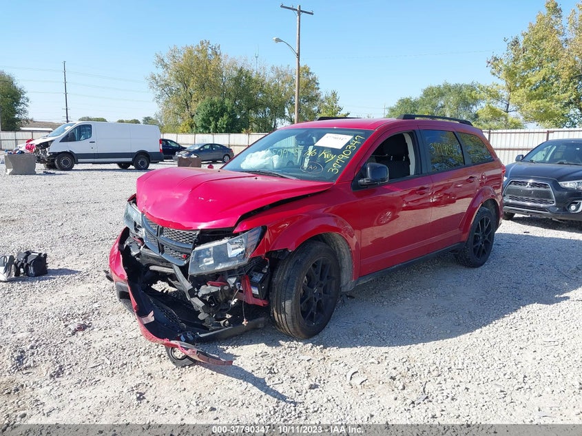 VIN 3C4PDCBB8KT718355 2019 DODGE JOURNEY SE