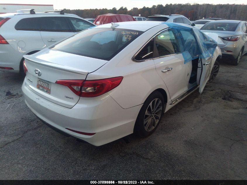 2016 HYUNDAI SONATA 2.4L SPORT - 5NPE34AF0GH280281