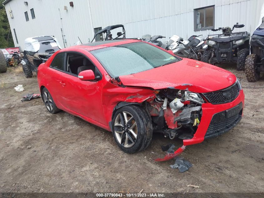 Lot #2536949684 2010 KIA FORTE KOUP SX salvage car