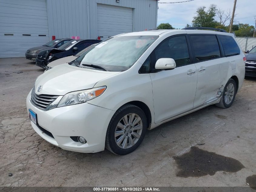 2013 TOYOTA SIENNA XLE/LIMITED - 5TDYK3DC1DS319364