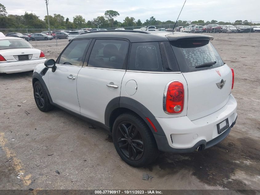 2013 MINI COOPER COUNTRYMAN S WMWZC3C56DWM28310
