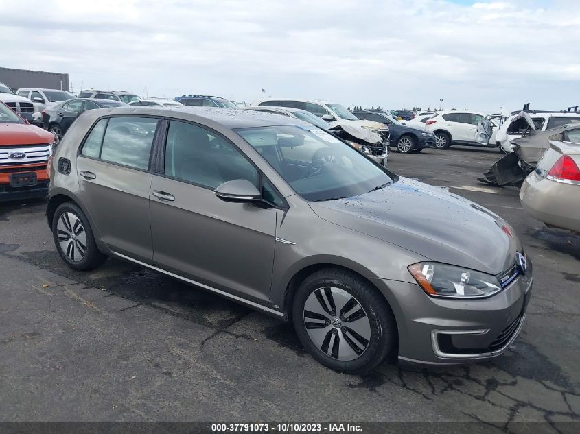 2016 VOLKSWAGEN E-GOLF SE - WVWKP7AU4GW914726